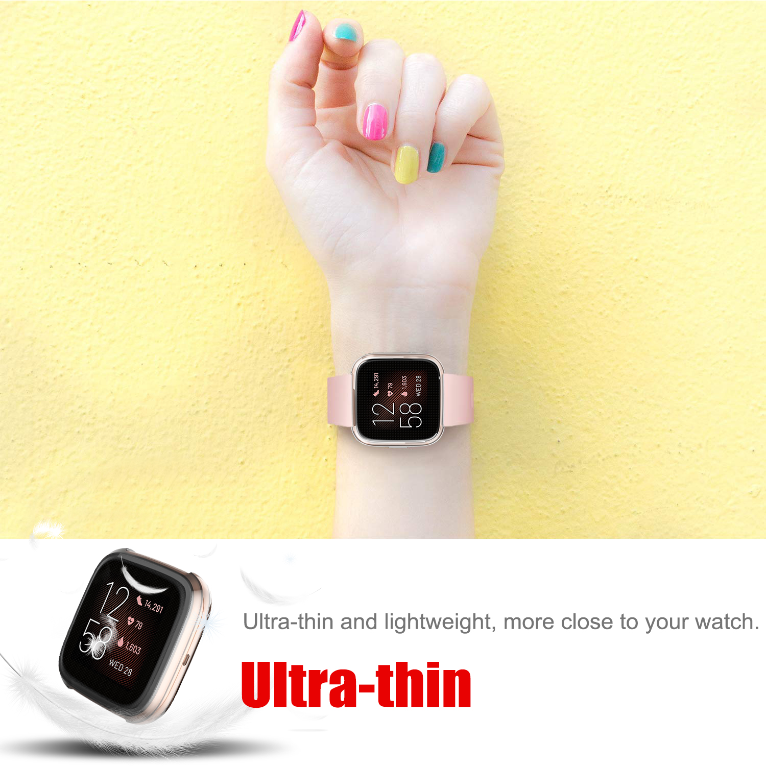 fitbit versa 2 case cover