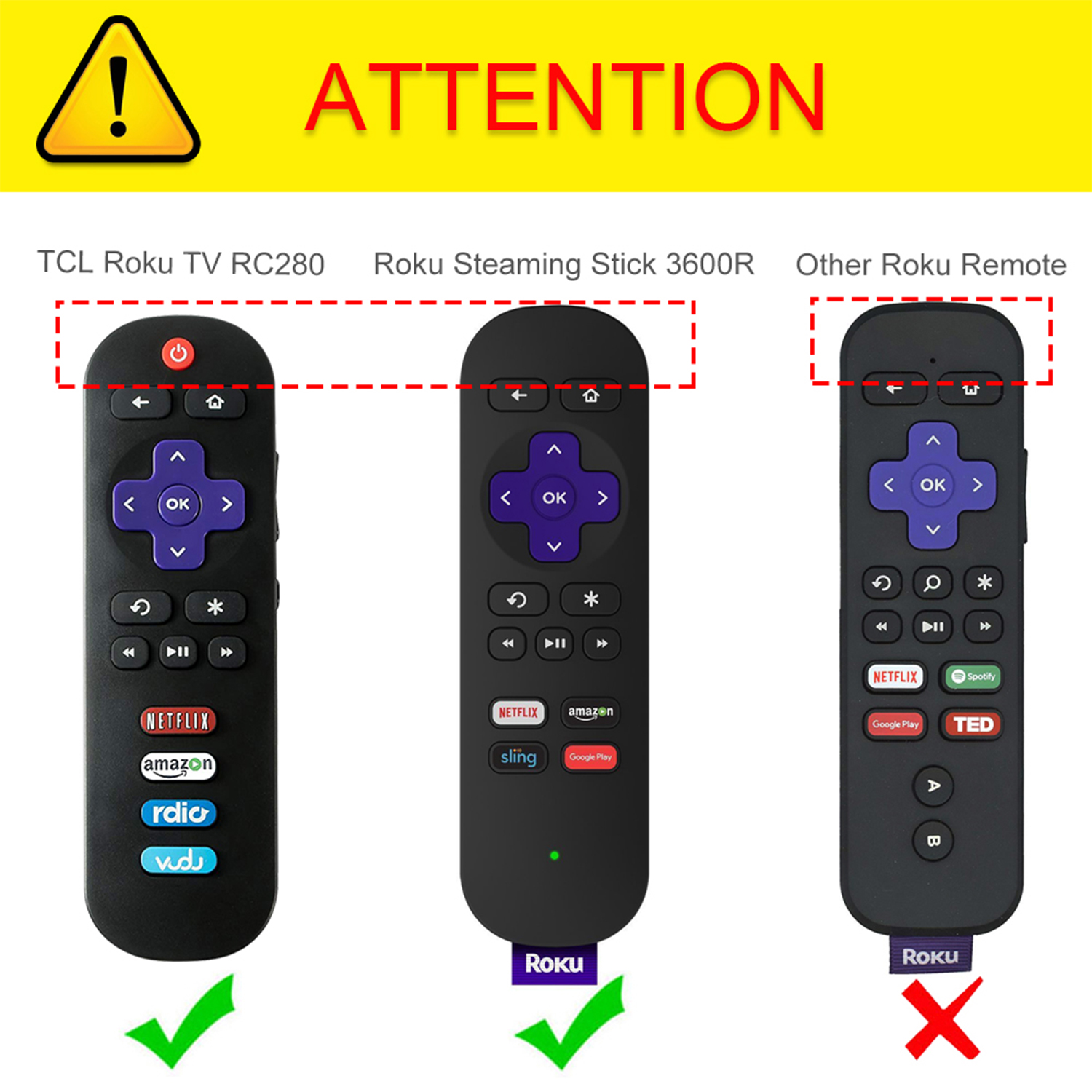 custom roku remote buttons