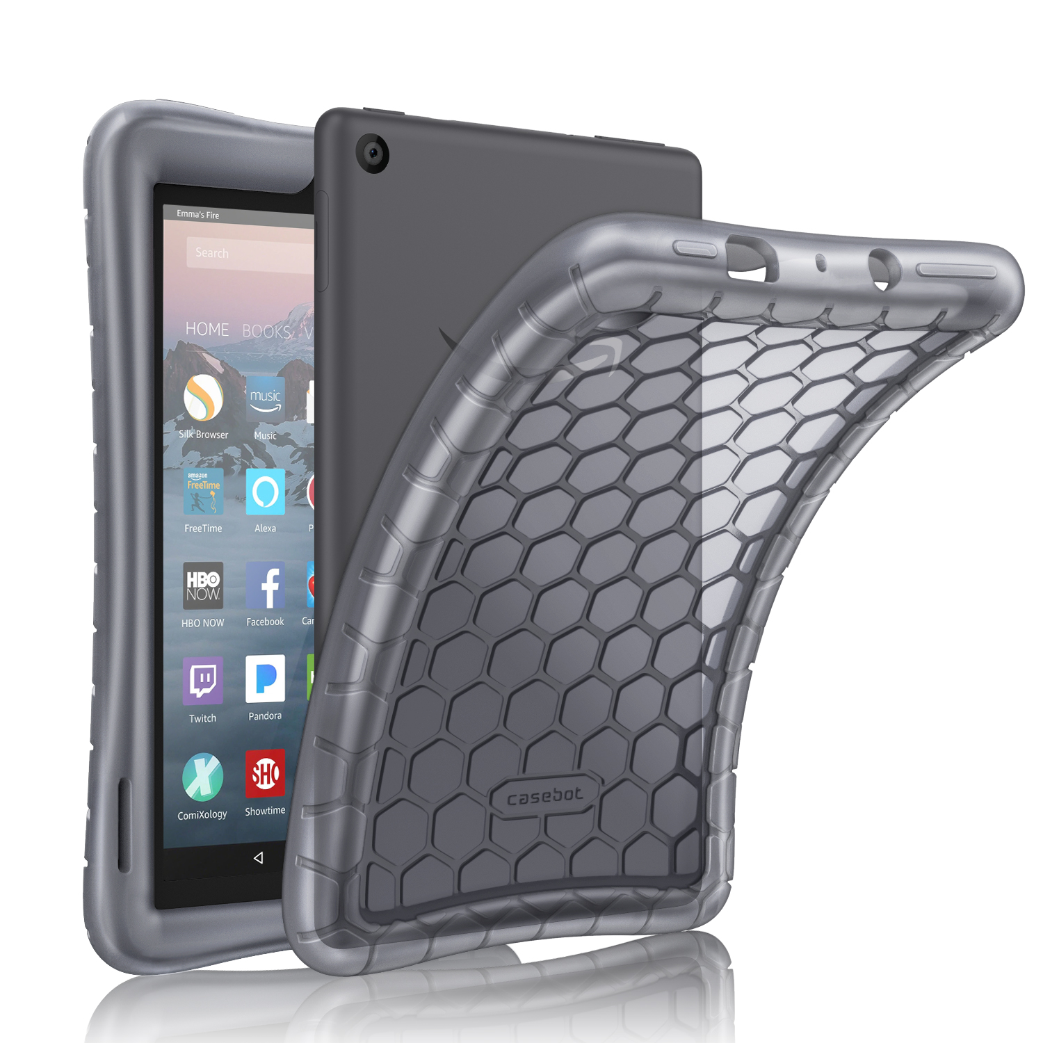 For Amazon Kindle Fire 7 9th Generation 2019 Case Shockproof Silicone Back Cover Ebay