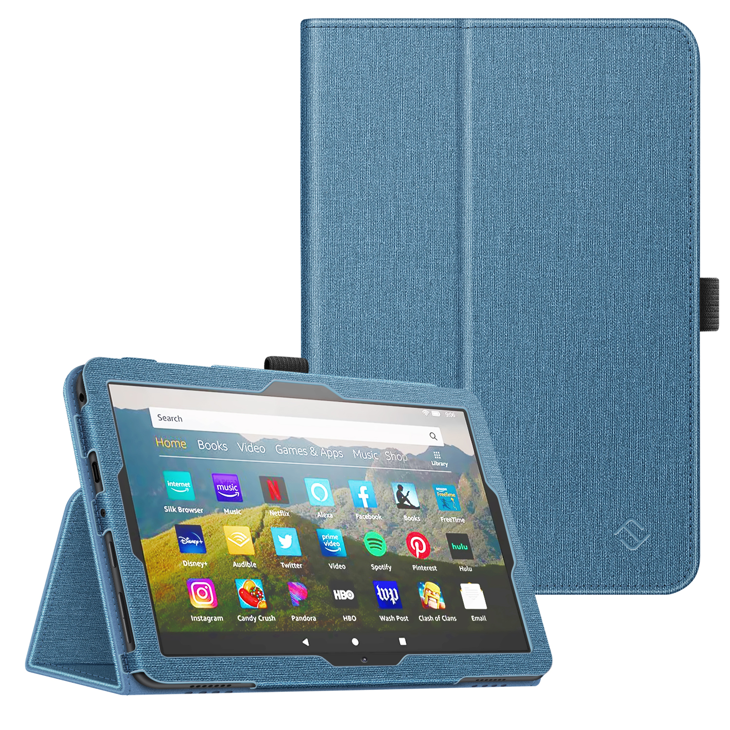 For Amazon Fire HD 8 Plus 10th 2020 Slim Folio Case Stand Cover Auto - Connect Kindle Fire Hd 8 10th Generation To Tv